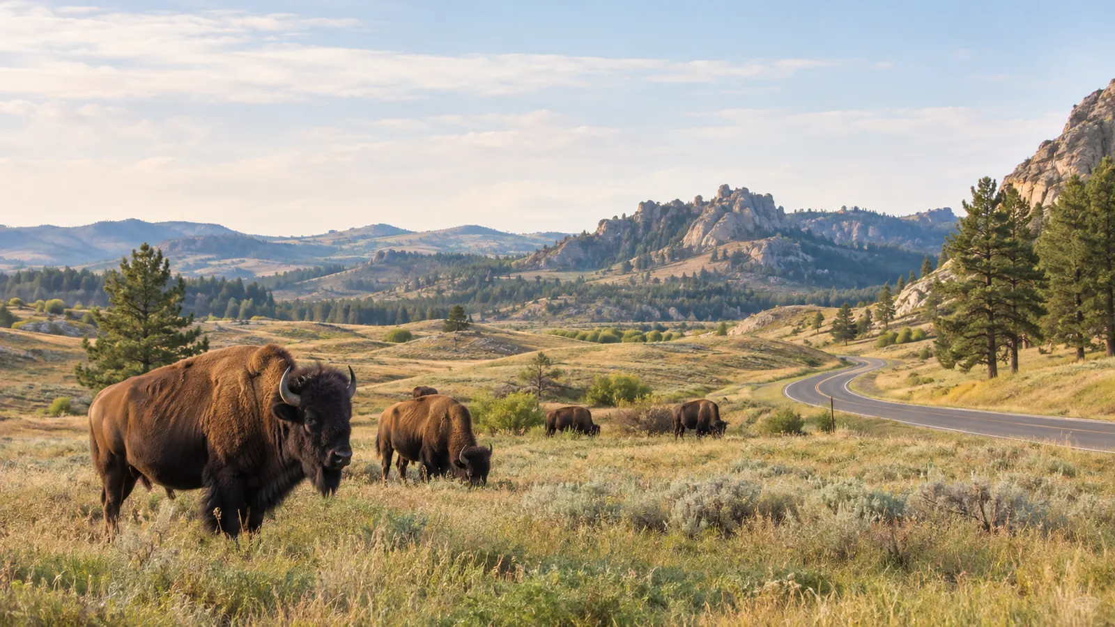 Custer State Park Wildlife Loop and Bison Safaris