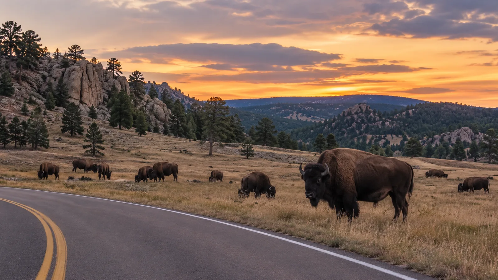 Custer State Park Wildlife Loop and Bison Safaris